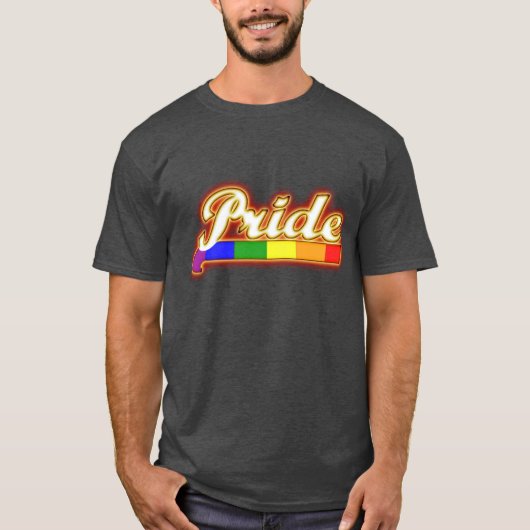 T-shirt Couleurs Gay pride de la fierté (Devant)