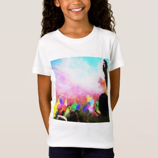 T-Shirt Couleurs Holi Falln (Devant)