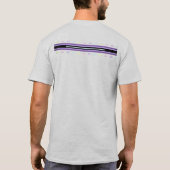 T-shirt Couleurs pastel & coeurs violets battre (Dos)