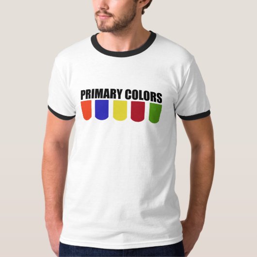 T-shirt Couleurs primaires (guitare) (Devant)