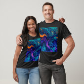 T-shirt Couleurs psychédéliques Abstraites Lancer l'oreill (Unisexe)