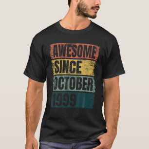 T-shirt Couleurs Rétro 21E Anniversaire Cadeau Awesome Dep