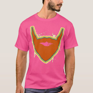 T-shirt Couleurs rétro en barbe urbaine style street art