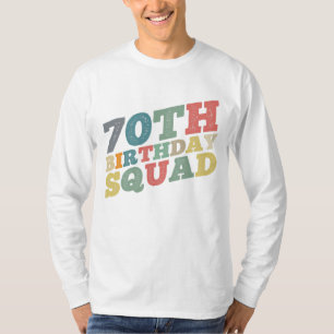 T-shirt Couleurs vintages Trouvé 70e anniversaire