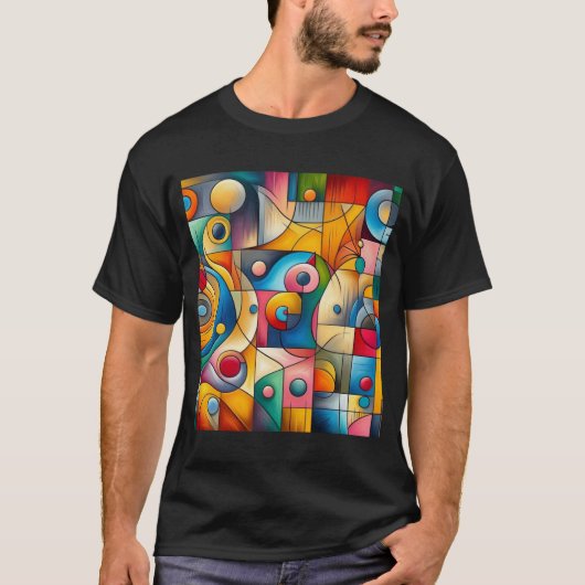 T-shirt couleurs vives (Devant)