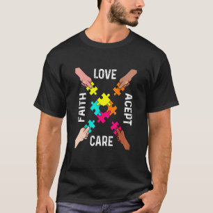T-shirt Couleurs vives de la sensibilisation et de l'accep