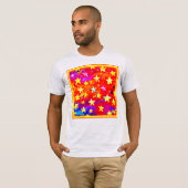 T-shirt Couleurs vives des étoiles. Commandez dès maintena (Devant entier)