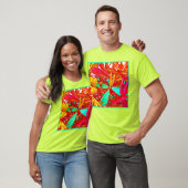 T-shirt Couleurs vives Motif Abstrait (Unisexe)