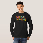 T-shirt Counseling Office School Guidance Groovy Back To S (Devant entier)