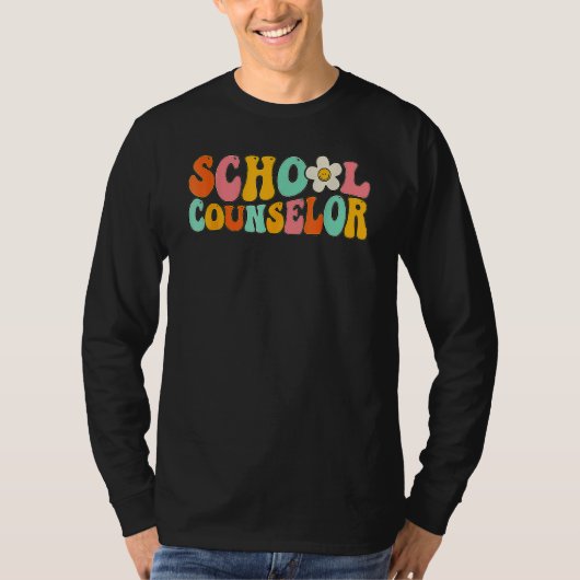 T-shirt Counseling Office School Guidance Groovy Back To S (Devant)