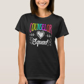 T-shirt Counselor Squad Teacher Back To School (Devant)
