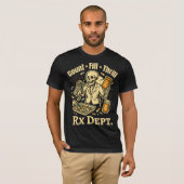T-shirt Count ・ Remplir ・ Thrill Rx Dept Halloween (Devant entier)