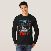 T-shirt Countdown Over Cruise Time Ship Vacation Trip Crui (Devant entier)