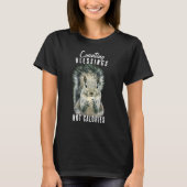 T-shirt Counting Blessings Not Calories Squirrel Christian (Devant)