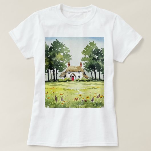 T-shirt  Country cottage (Design devant)
