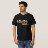 T-shirt Country Gold Beau Dandy Style occidental (Devant entier)