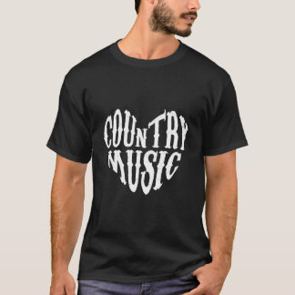 T-shirt Country Music I Love Country