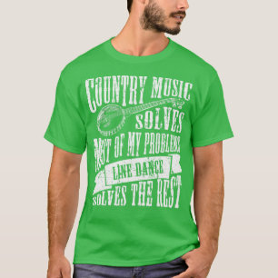 T-shirt Country Music Line Danse Western Dance
