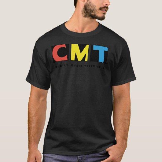 T-shirt Country Music Television CMT.   (Devant)