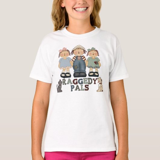 T-shirt Country Raggedy Ann et Andy Pals Chemise pour enfa (Devant)