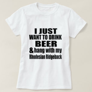 T-shirt Coup avec mon Rhodesian Ridgeback