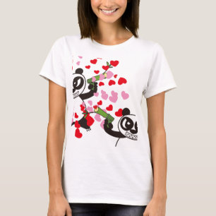 T-shirt Coup d'amour Angry Face Panda