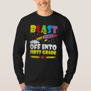 T-shirt Coup De Feu En 1Ème Année Rocket Premier Jour De L