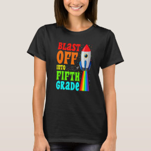 T-shirt Coup De Feu En 5E Année Joyeux Premier Jour De Sch