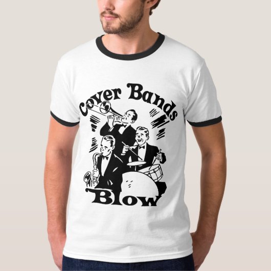T-shirt Coup de groupes en couverture (Devant)