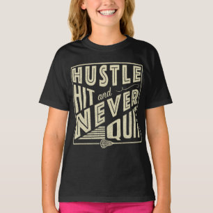 T-shirt Coup de hâte et pièce en t non jamais stoppée d