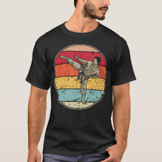 T-shirt Coup de karaté vintage Arts martiaux rétro