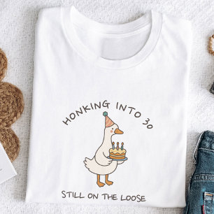 T-shirt Coup de klaxon pour une oie d'anniversaire Drôle d