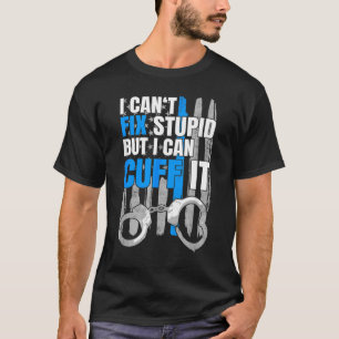 T-shirt Coup de menottes police police application