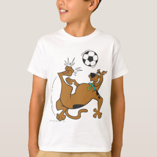 T-shirt Coup-de-pied aérien du football de Scooby-Doo