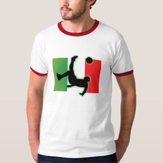T-shirt Coup-de-pied de bicyclette de l'Italie (Devant)