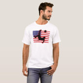 T-shirt Coup-de-pied de bicyclette des Etats-Unis (Devant entier)