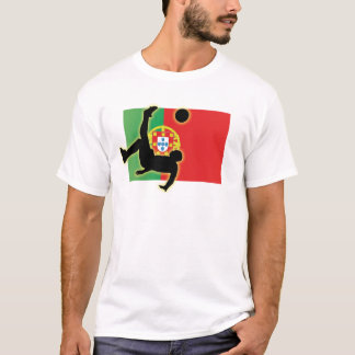 T-shirt Coup-de-pied de bicyclette du Portugal