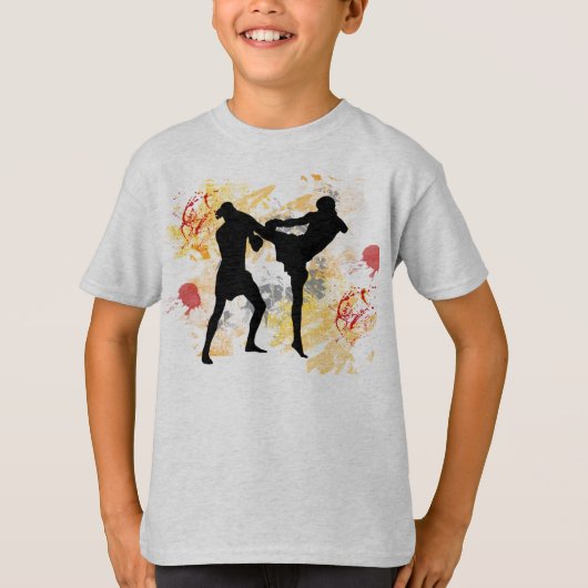 T-shirt Coup-de-pied de tête de MIXED MARTIAL ART (Devant)