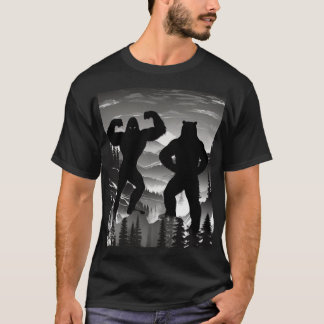T-shirt Coup de projecteur sur la montagne