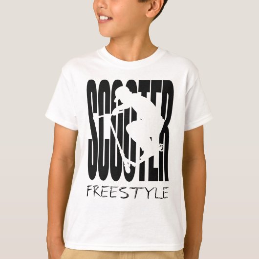 T-shirt Coup de scooter Freestyle (Devant)