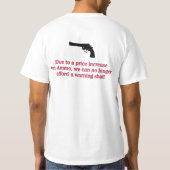 T-shirt Coup de semonce (Dos)