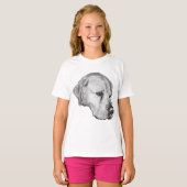 T-shirt Coup d'oeil de vacances calme (Devant entier)