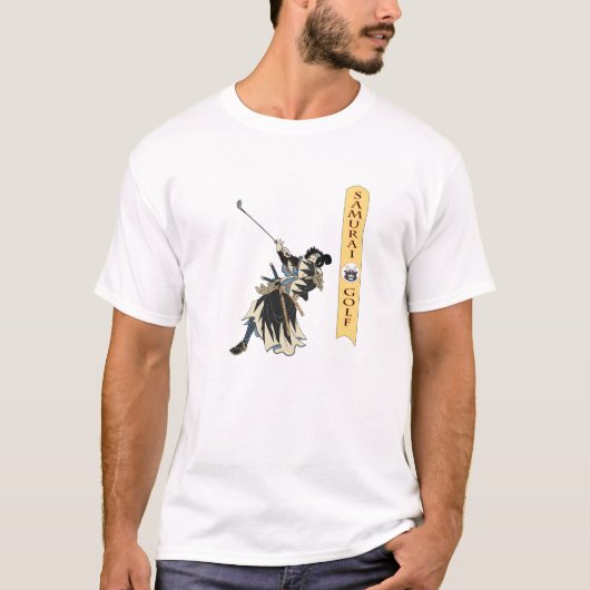 T-shirt Coup long de Ronin - golf samouraï (Devant)