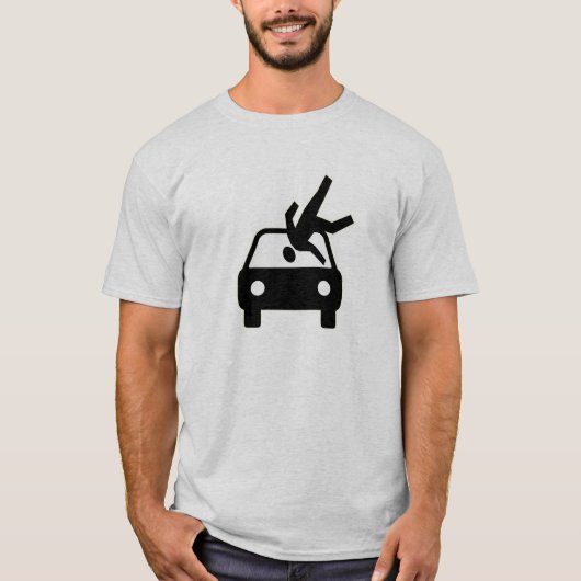T-shirt Coup par la chemise de voiture (Devant)