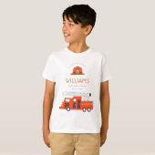 T-shirt Coupable Red Firetruck Engine Enfants N'importe qu (Devant entier)