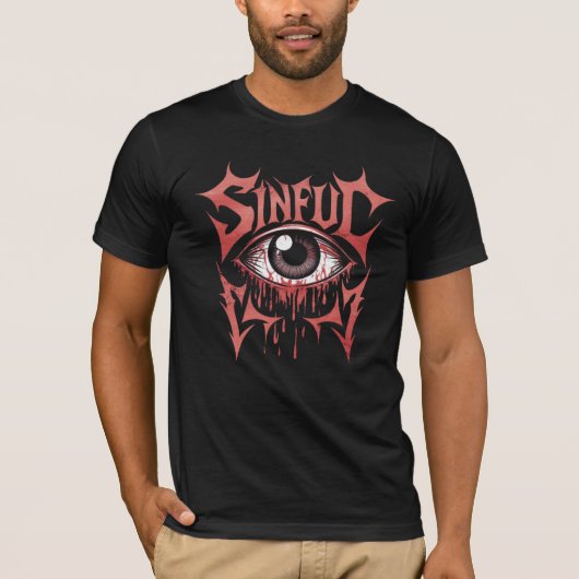 T-shirt Coupable – Vision Sanglante (Devant)