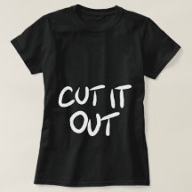 T-shirt coupé
