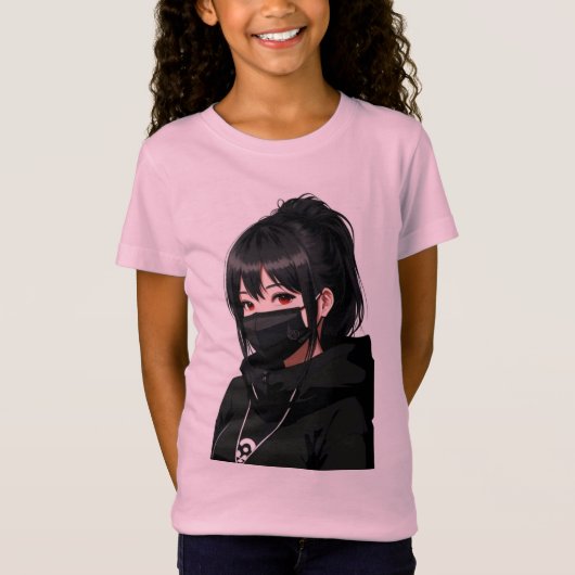 T-Shirt Coupe Anime fille (Devant)
