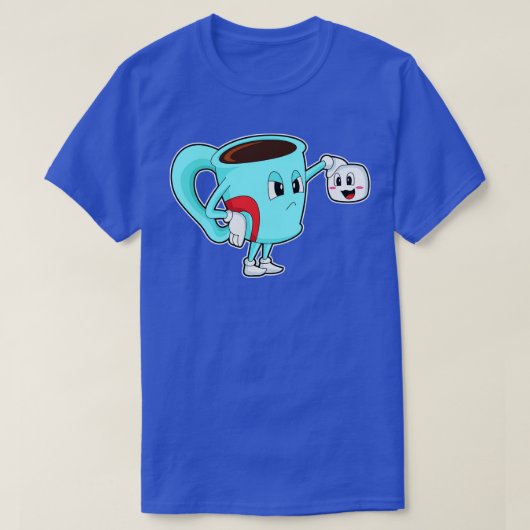 T-shirt Coupe au café (Design devant)