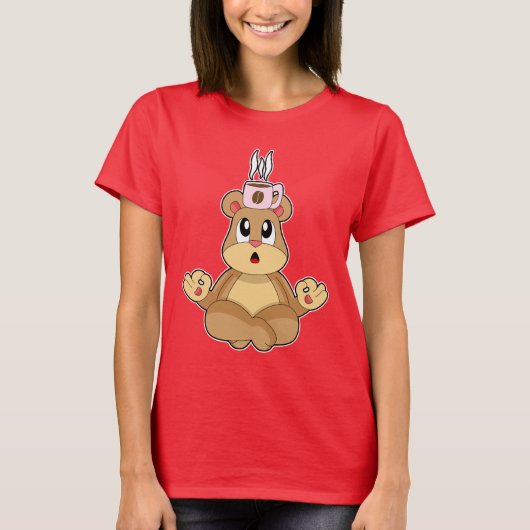 T-shirt Coupe Bear Coffee (Devant)